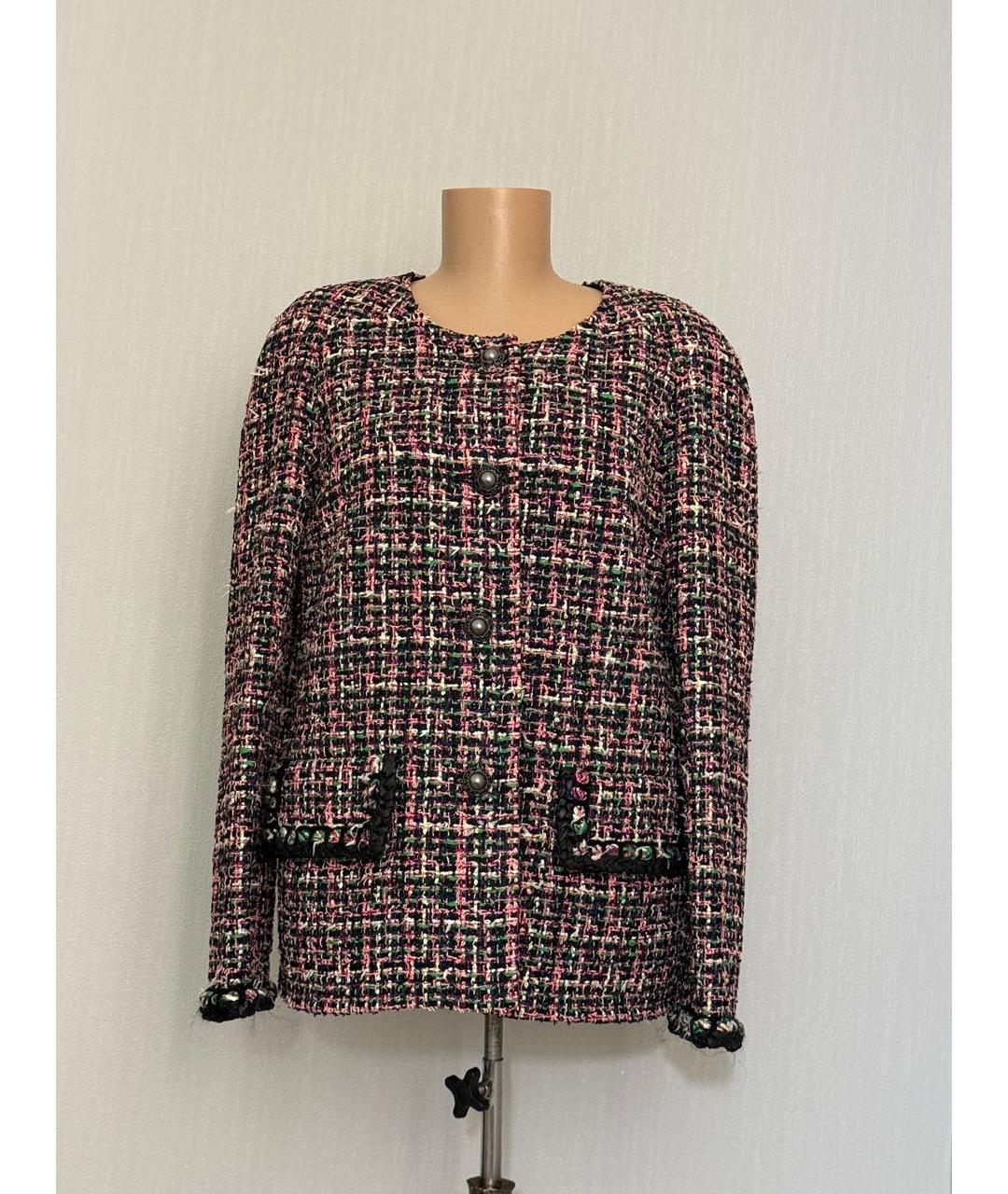 CHANEL Мульти шелковый костюм с юбками, фото 6