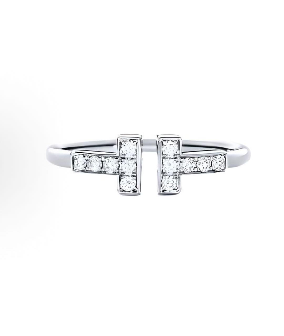 TIFFANY&CO Кольцо из белого золота, фото 9