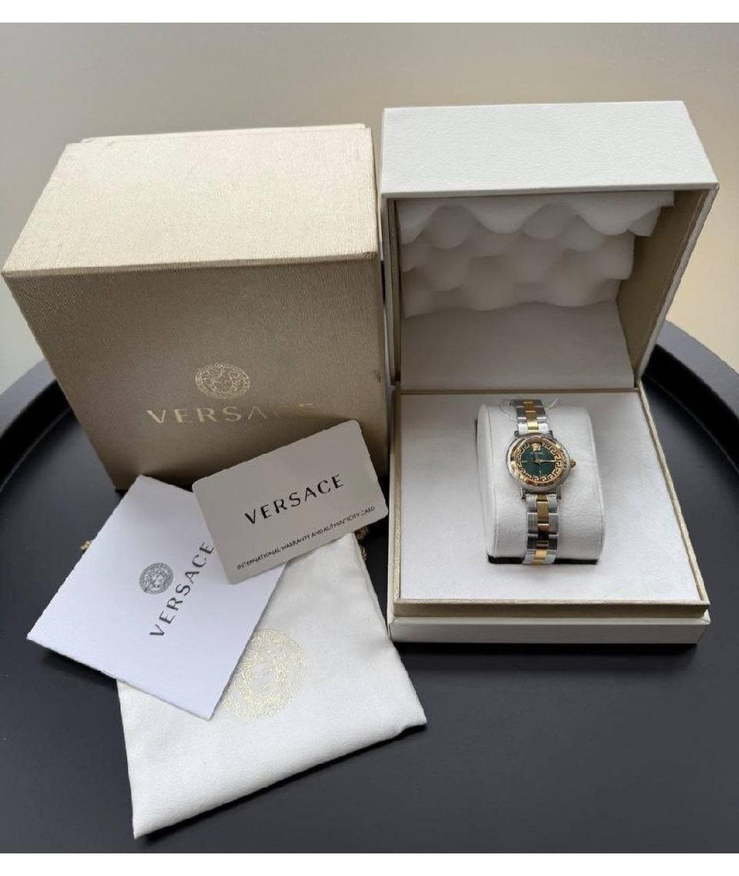 VERSACE Золотые часы, фото 5