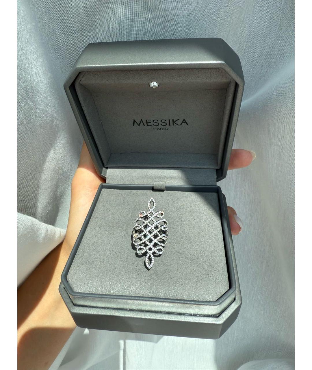 MESSIKA Черное кольцо из белого золота, фото 3