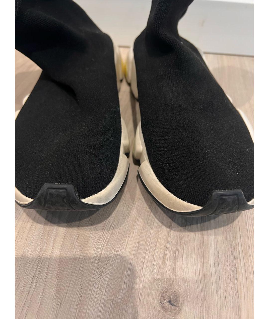 BALENCIAGA Черные текстильные кроссовки, фото 6