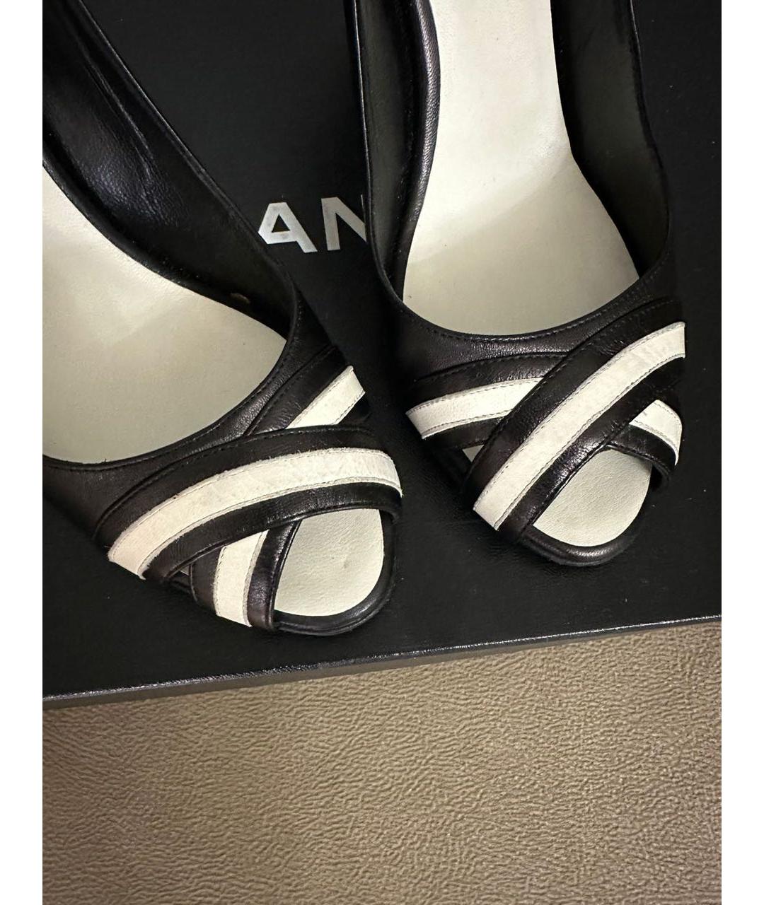 CHANEL Черные туфли, фото 6