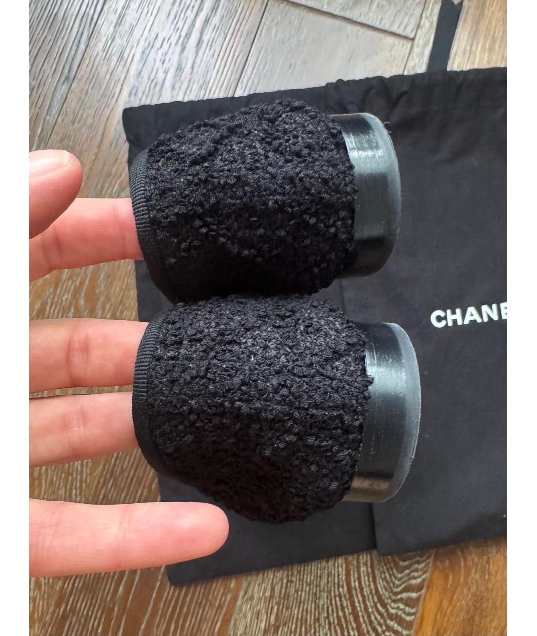 CHANEL Черные балетки, фото 4