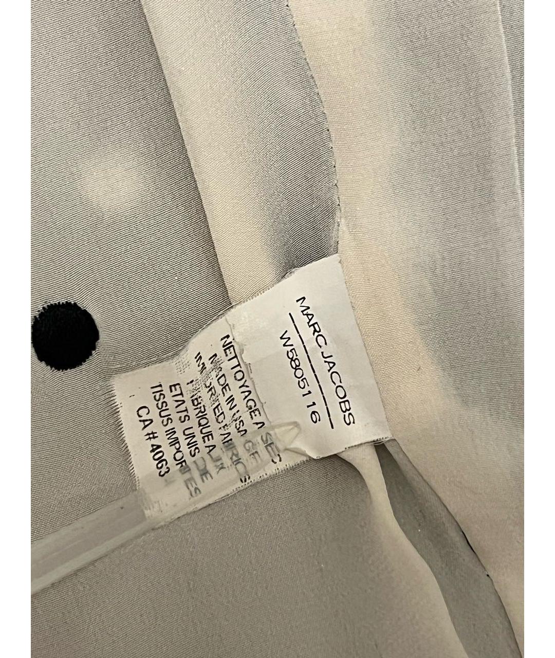 MARC JACOBS Черная шелковая юбка мини, фото 5