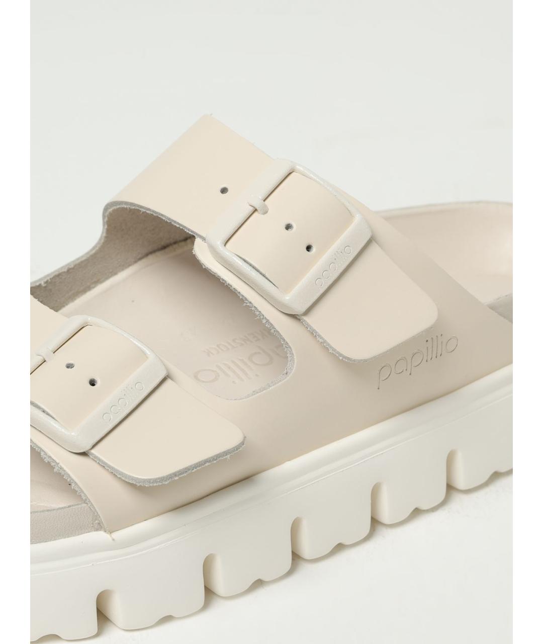 BIRKENSTOCK Бежевые сандалии, фото 4
