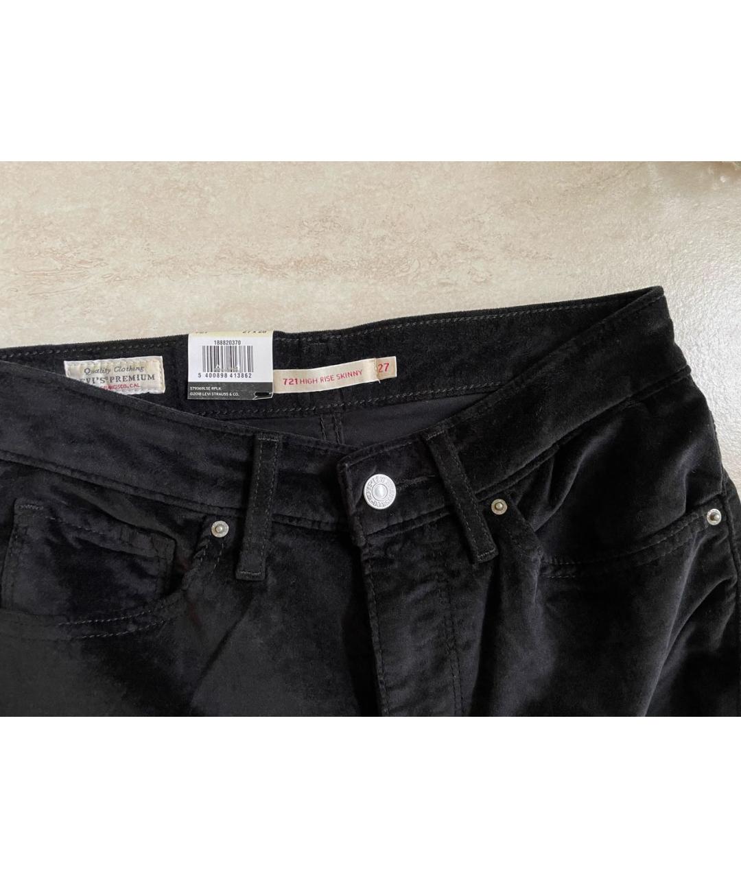 LEVI'S Черные джинсы слим, фото 4