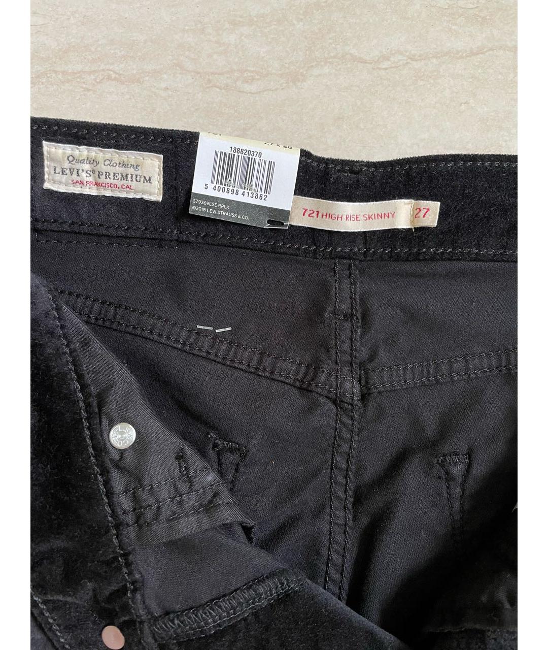 LEVI'S Черные джинсы слим, фото 3