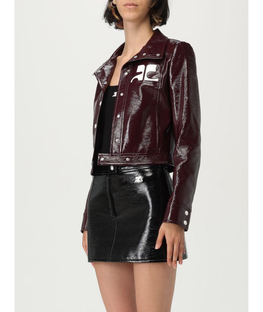 COURREGES Бордовая куртка, фото 5