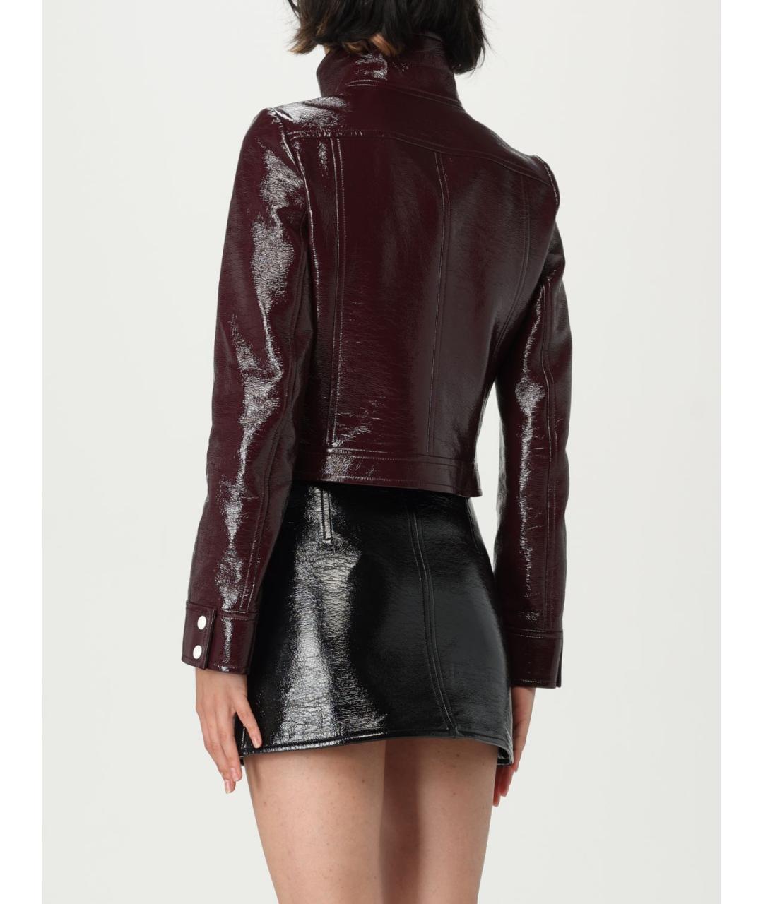 COURREGES Бордовая куртка, фото 4