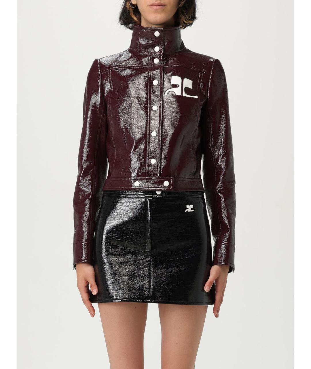 COURREGES Бордовая куртка, фото 2