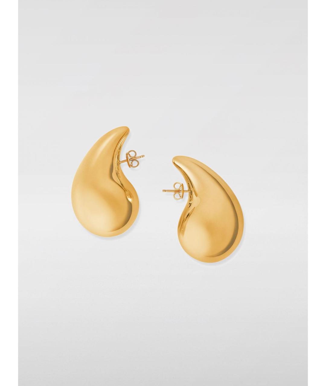 BOTTEGA VENETA Золотые серебряные серьги, фото 3