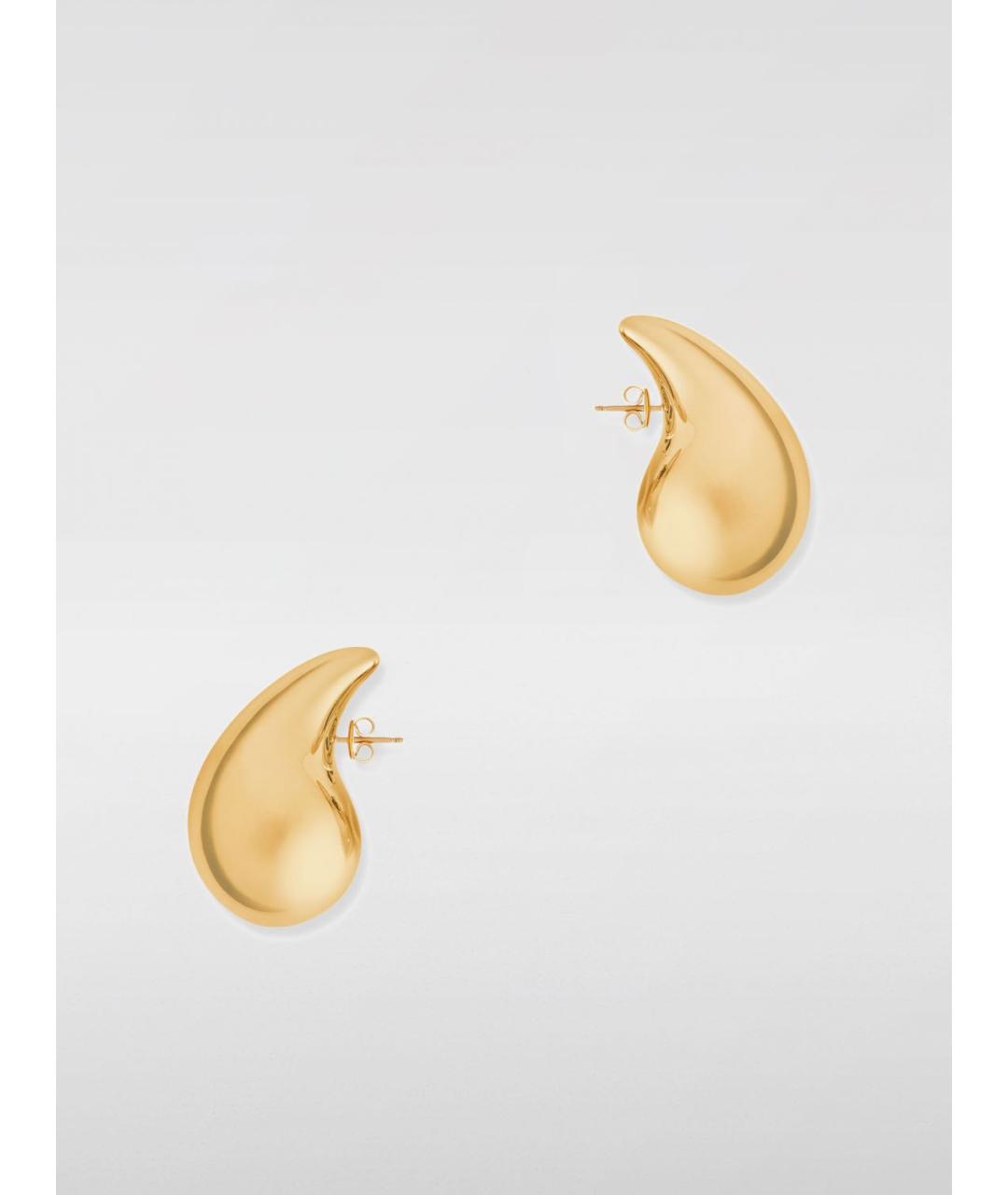 BOTTEGA VENETA Золотые серебряные серьги, фото 4