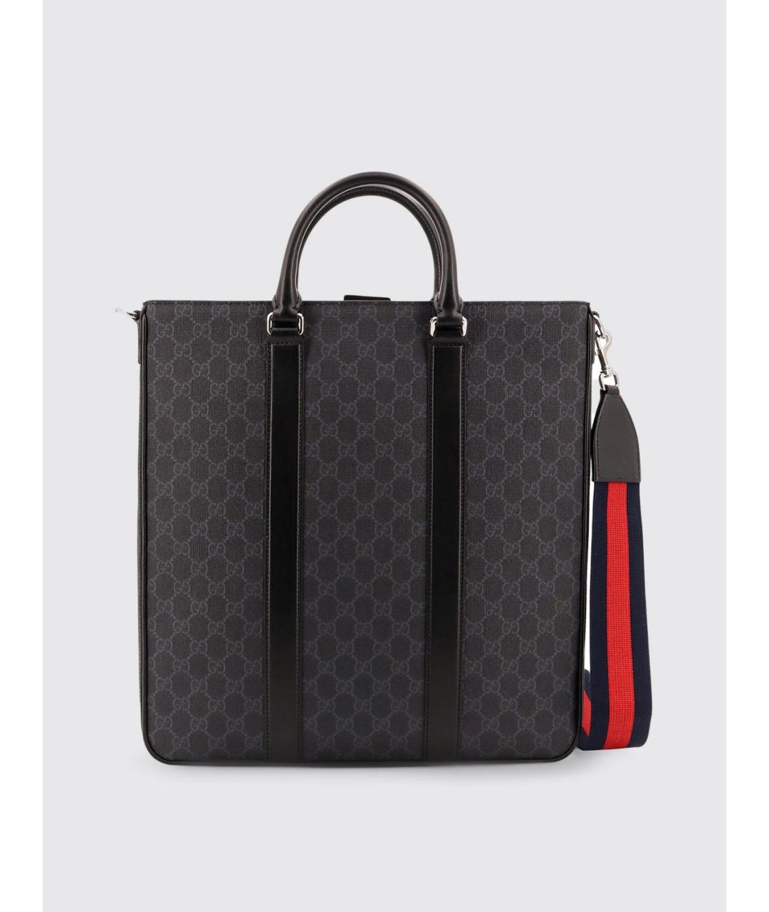 GUCCI Черная сумка тоут, фото 2