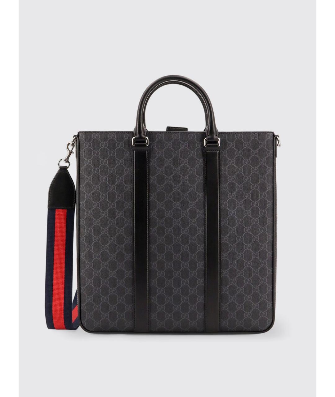 GUCCI Черная сумка тоут, фото 4