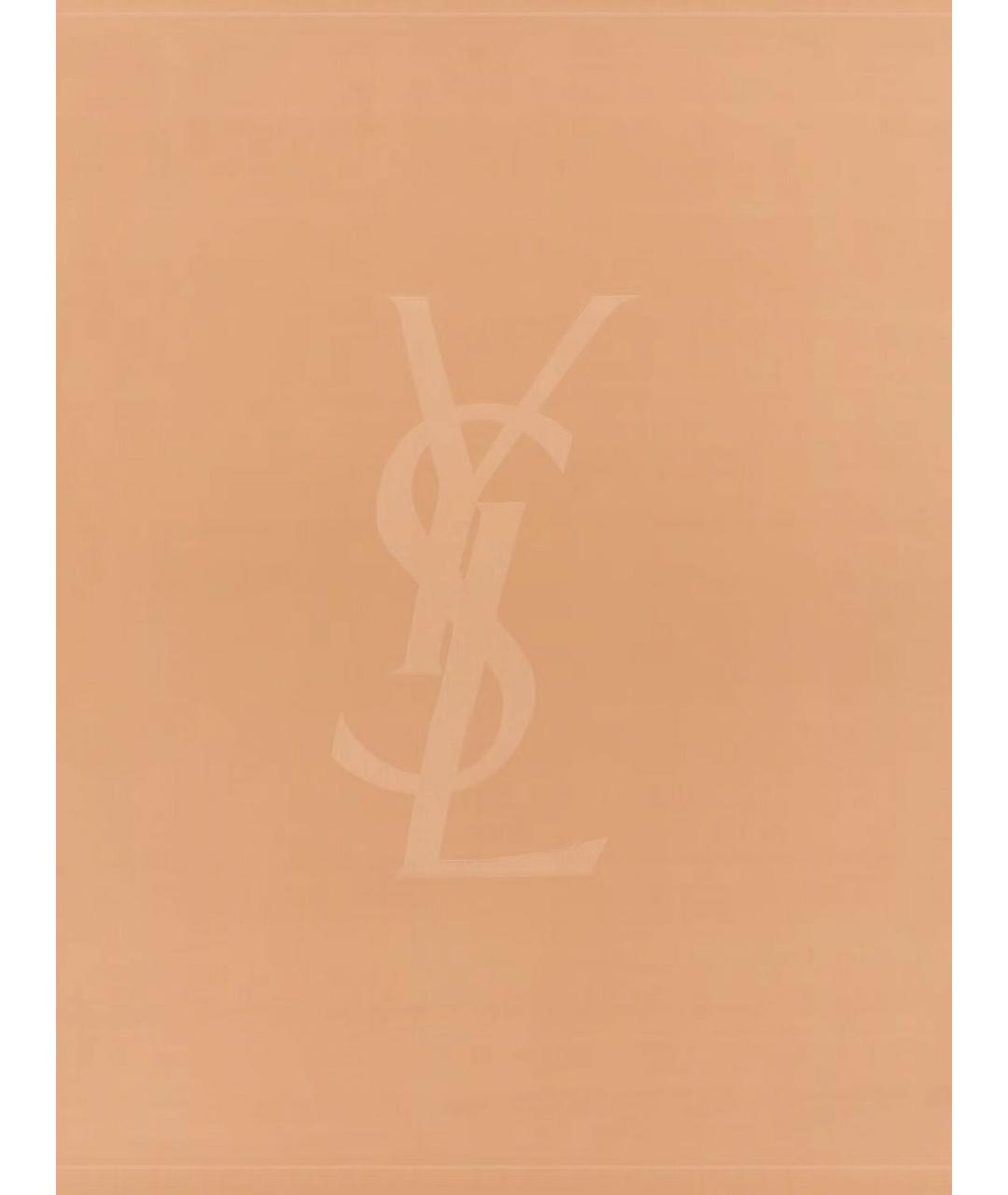 SAINT LAURENT Бежевый платок, фото 2