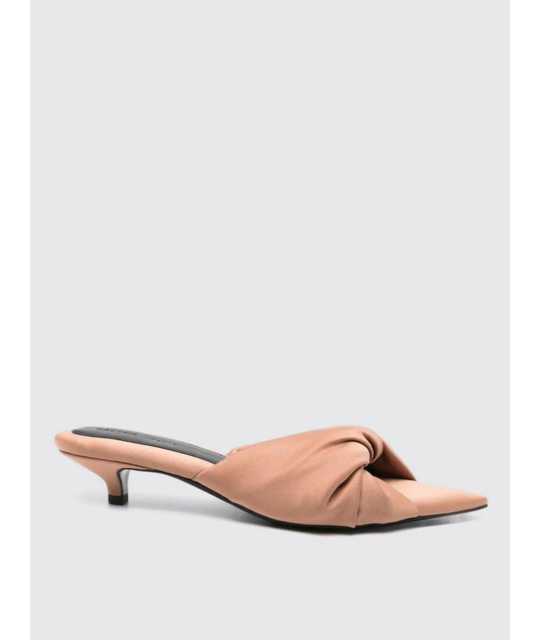 Carven Розовые текстильные мюли, фото 5