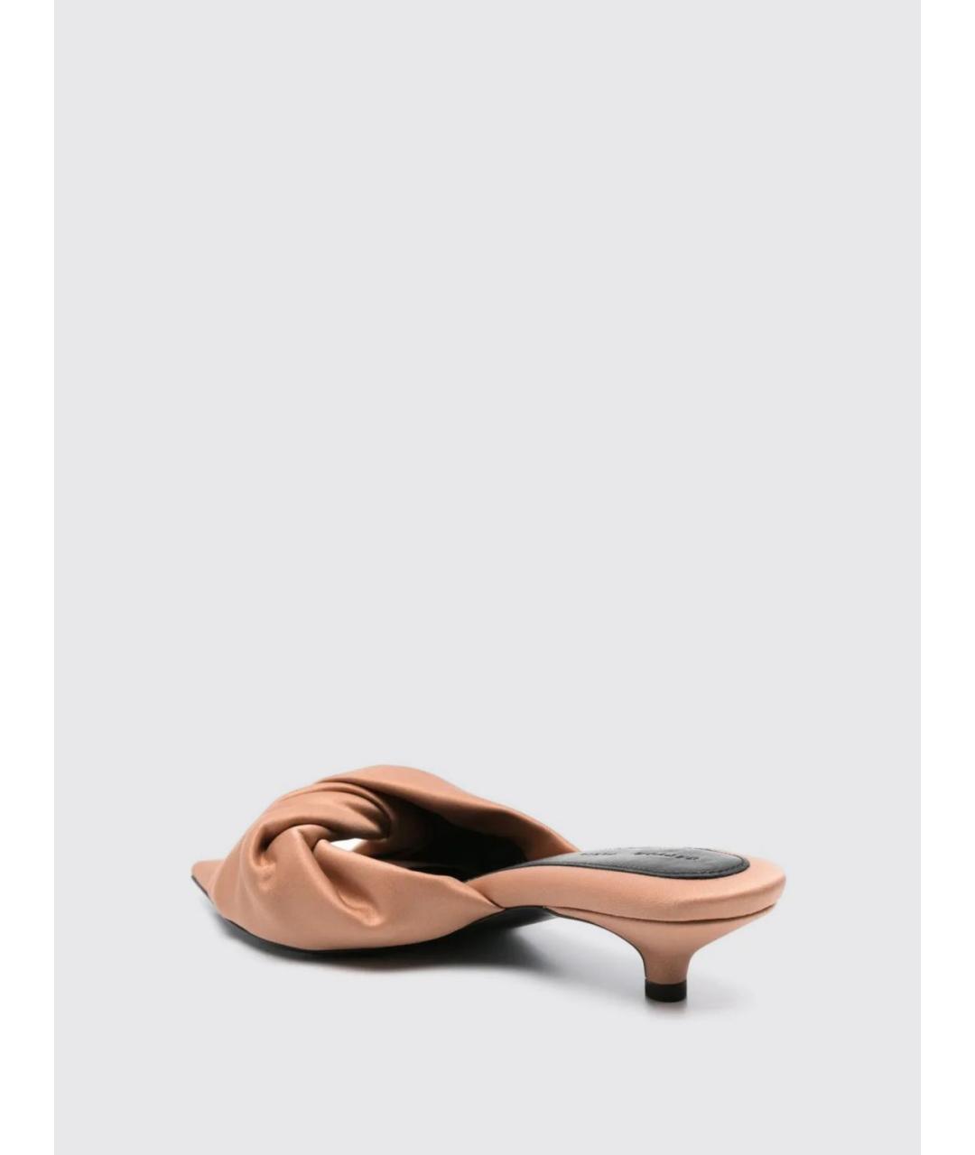 Carven Розовые текстильные мюли, фото 2