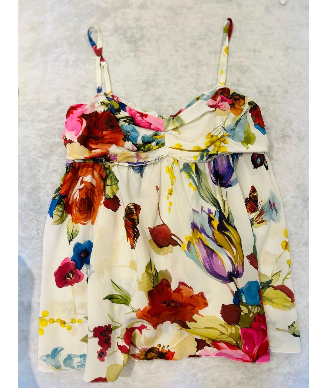 DOLCE&GABBANA Мульти шелковая блузы, фото 5