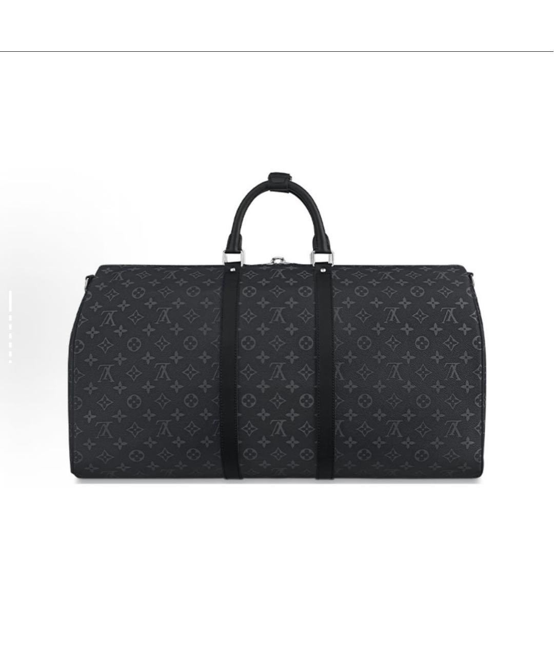 LOUIS VUITTON Черная дорожная/спортивная сумка, фото 2