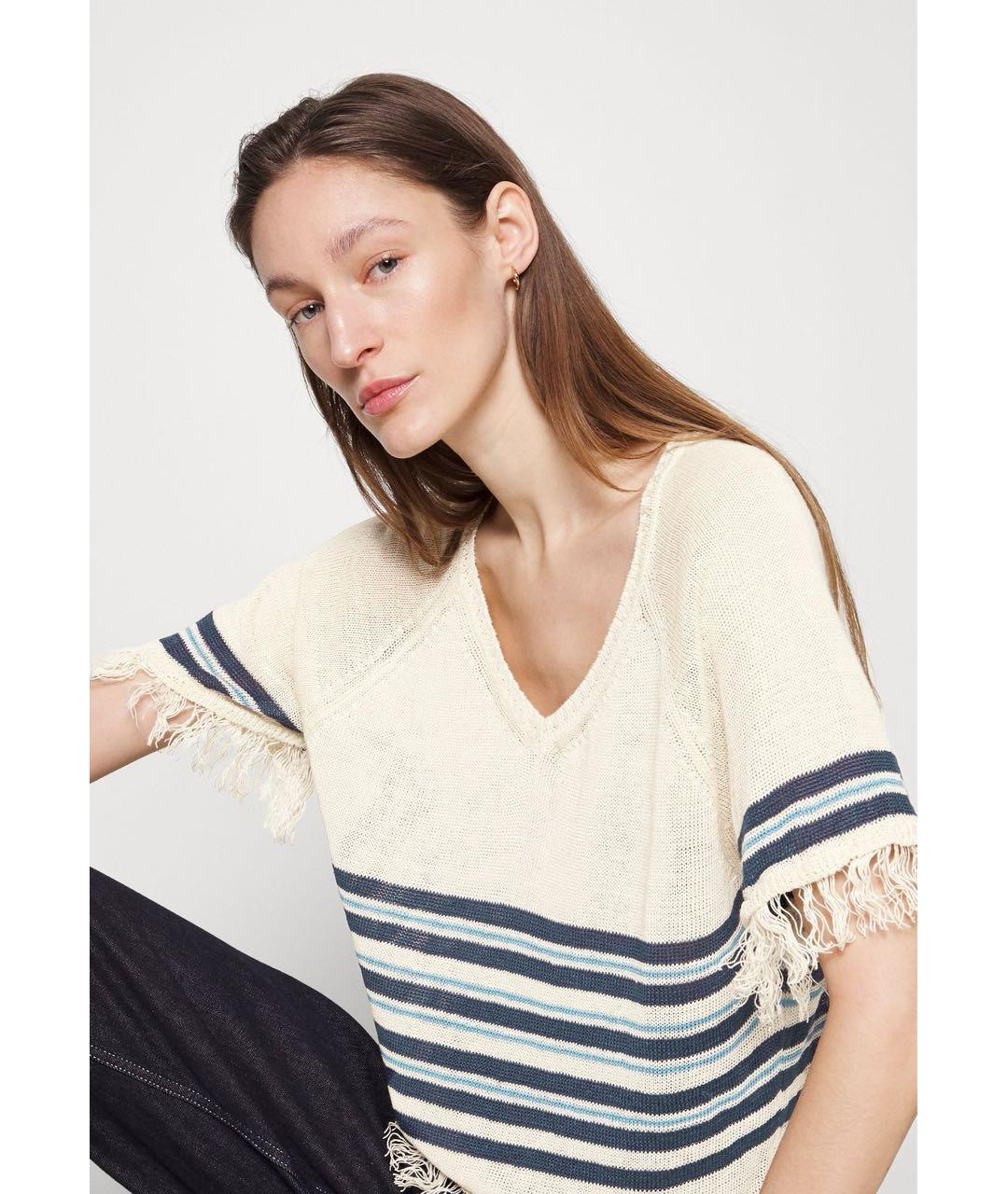 WEEKEND MAX MARA Мульти льняной джемпер / свитер, фото 8