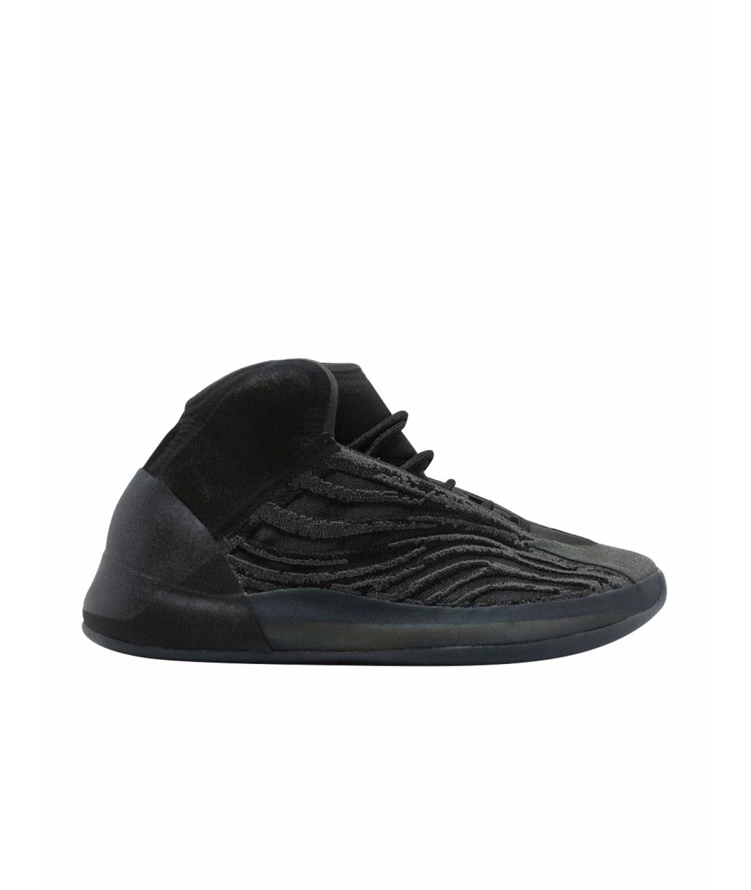 ADIDAS YEEZY Черные синтетические кроссовки, фото 1