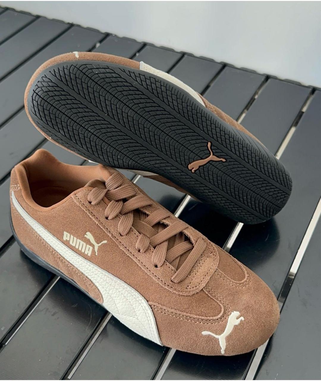 PUMA Коричневые кроссовки, фото 3