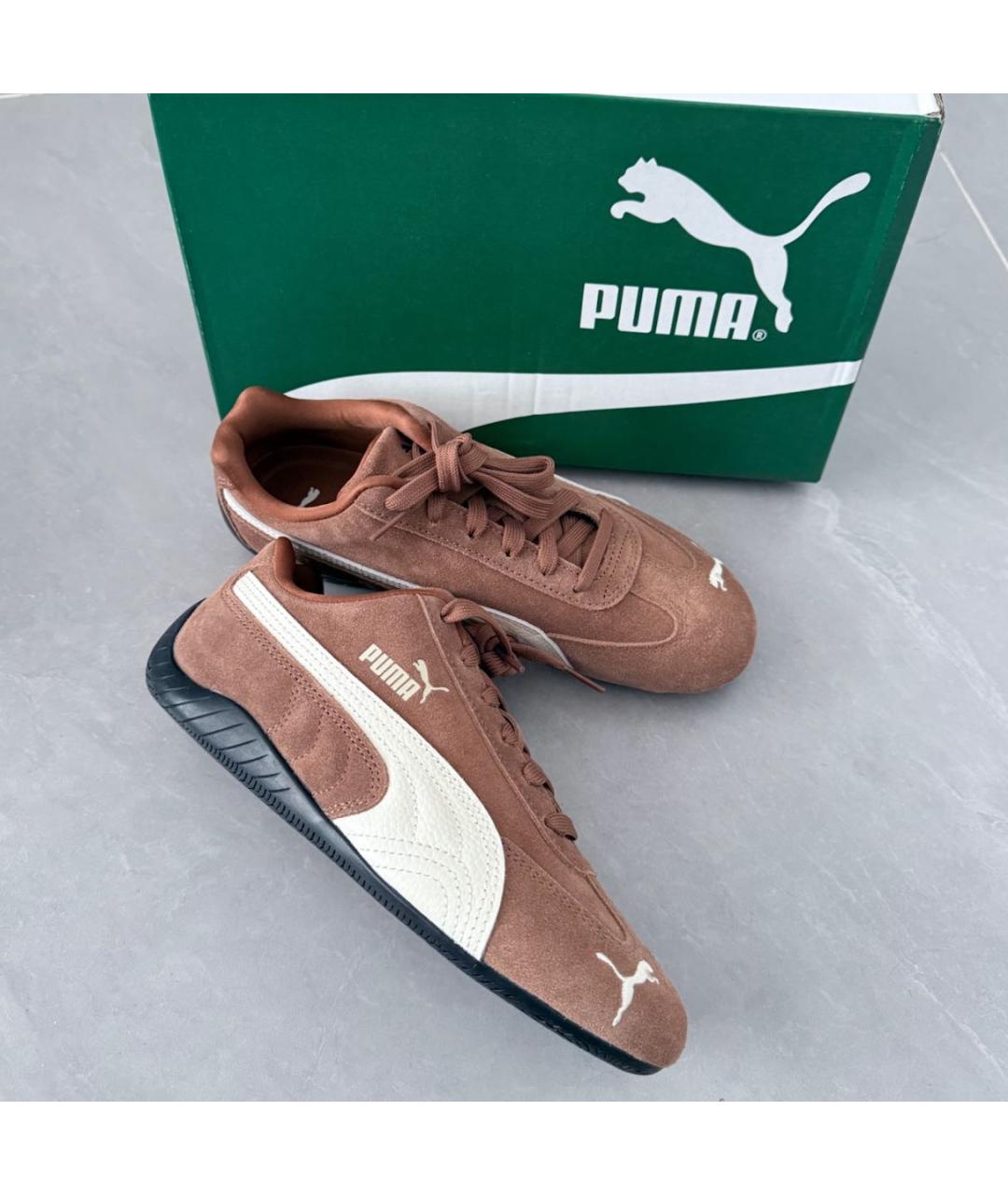 PUMA Коричневые кроссовки, фото 4