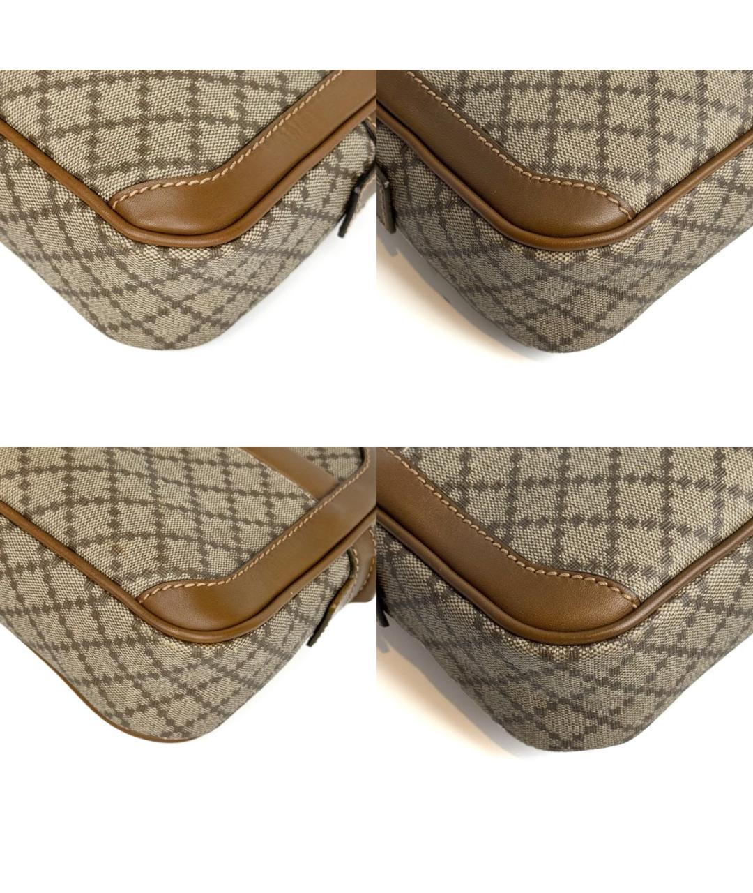 GUCCI Бежевая тканевая барсетка, фото 8