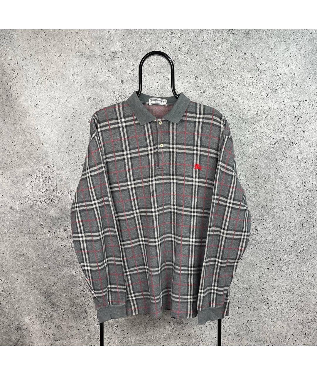 BURBERRY Антрацитовый хлопковый джемпер / свитер, фото 5