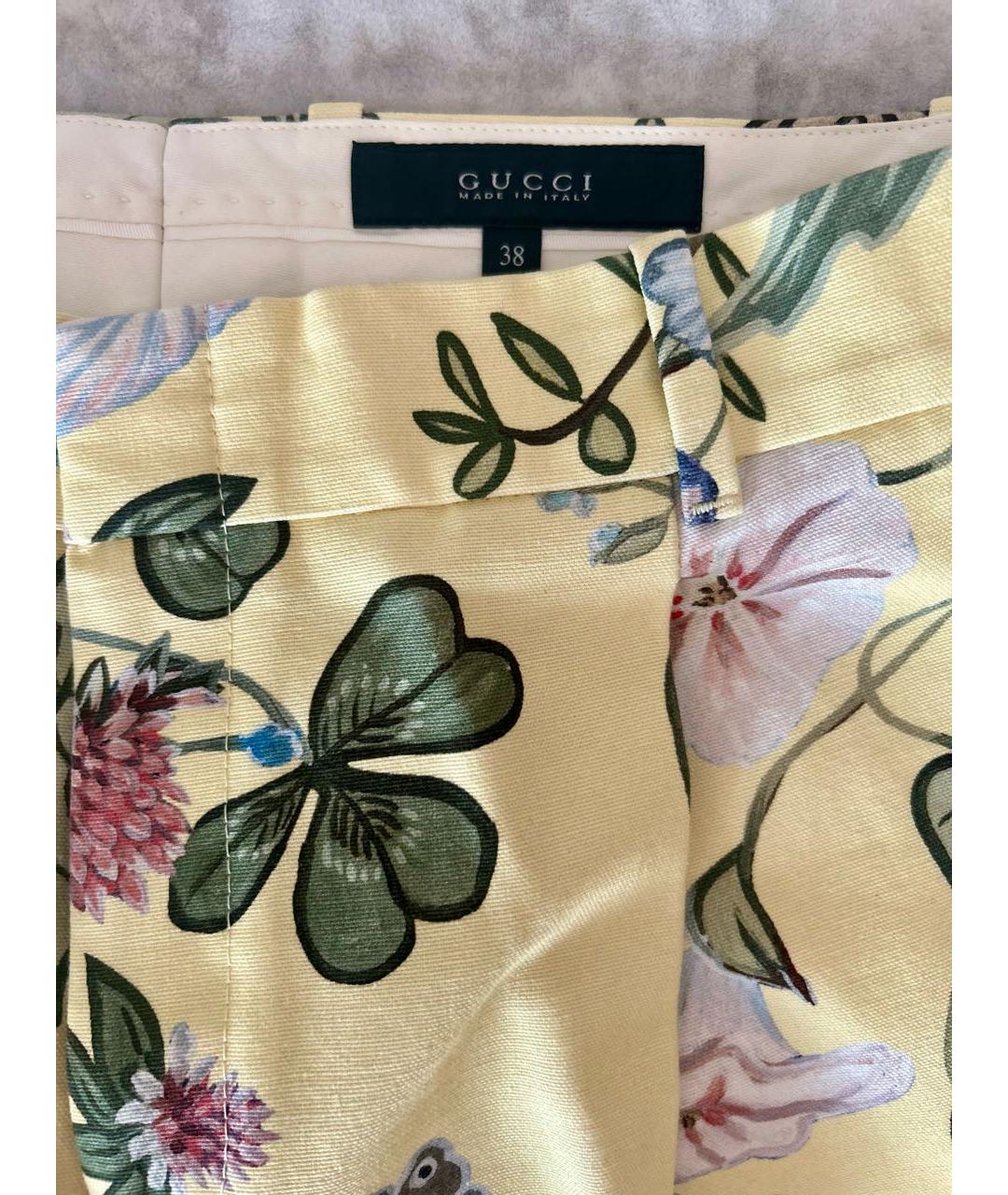 GUCCI Хлопковые шорты, фото 7