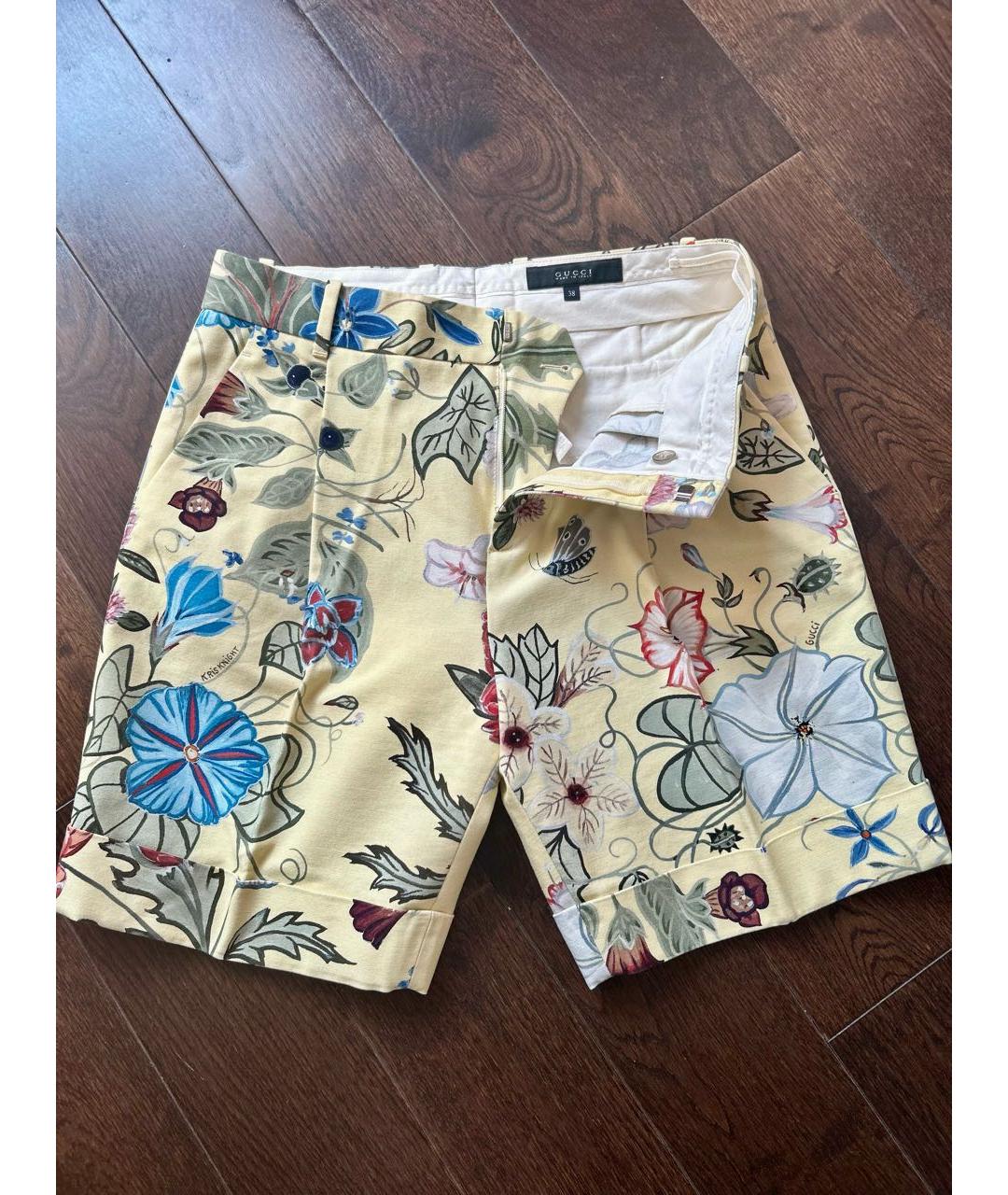 GUCCI Хлопковые шорты, фото 6