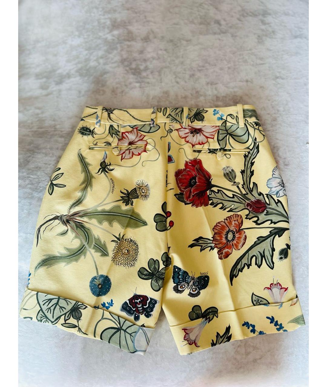 GUCCI Хлопковые шорты, фото 2