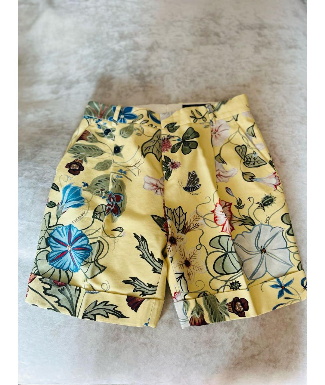 GUCCI Хлопковые шорты, фото 9