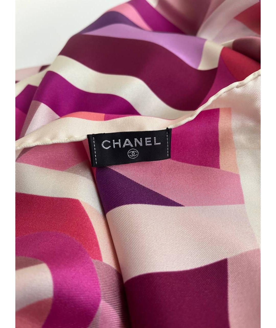 CHANEL Мульти шелковый платок, фото 3