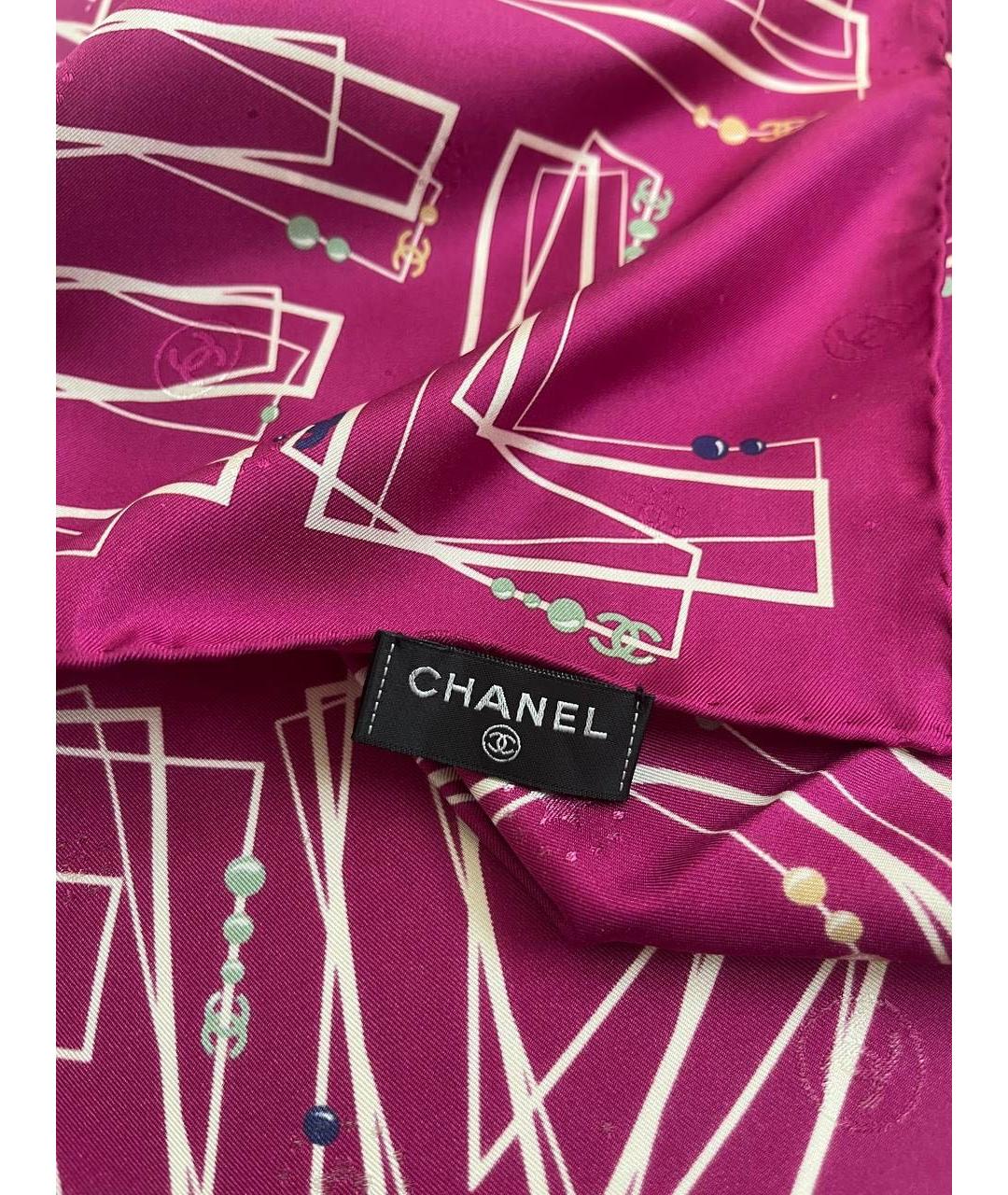CHANEL Мульти шелковый платок, фото 3