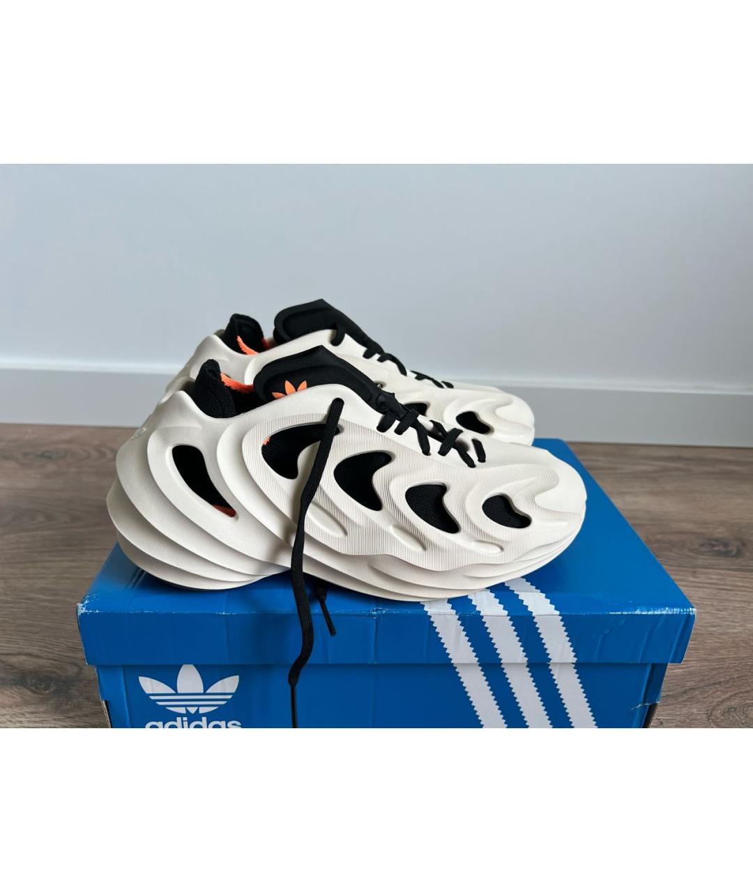ADIDAS Бежевые резиновые кроссовки, фото 7