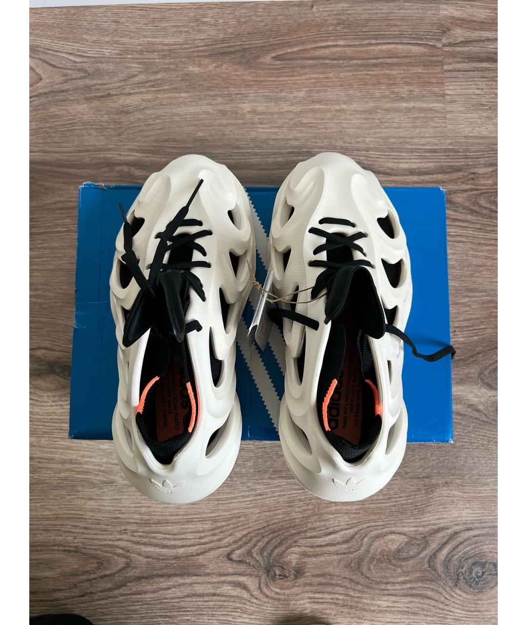 ADIDAS Бежевые резиновые кроссовки, фото 3