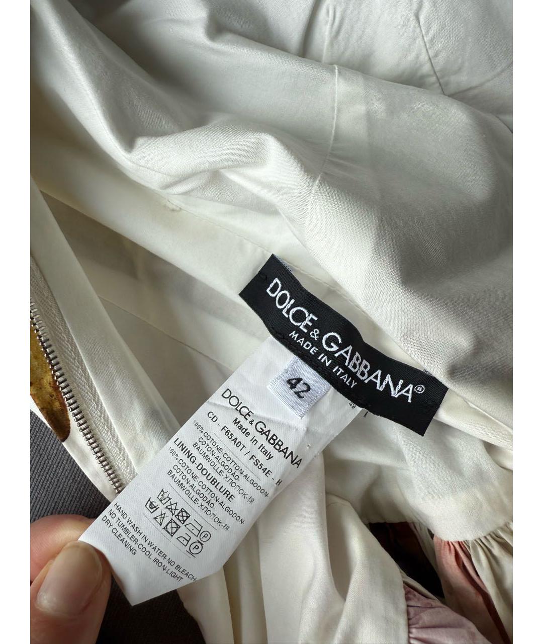 DOLCE&GABBANA Хлопковое платье, фото 4