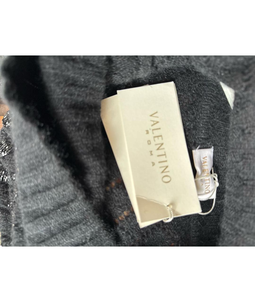VALENTINO Черная шерстяная водолазка, фото 3