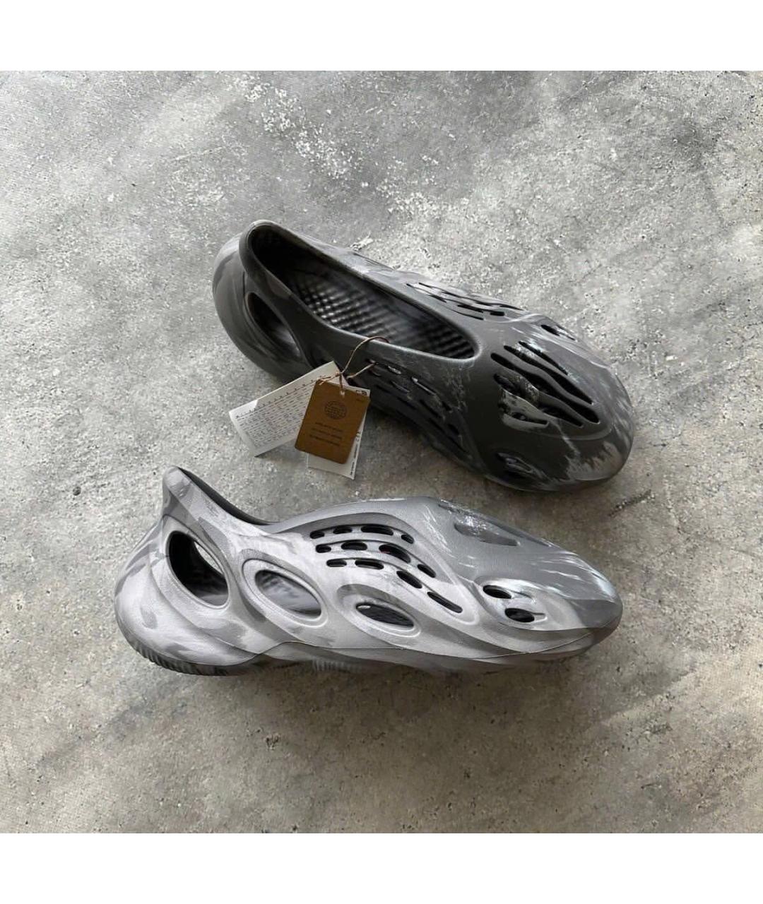 ADIDAS Серые резиновые низкие кроссовки / кеды, фото 3