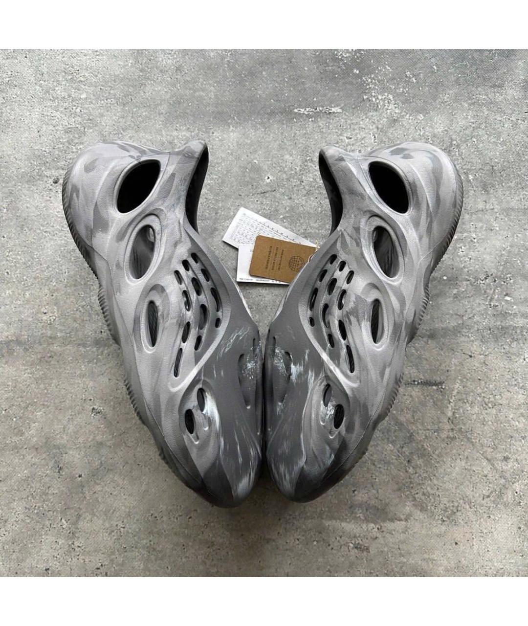 ADIDAS Серые резиновые низкие кроссовки / кеды, фото 5