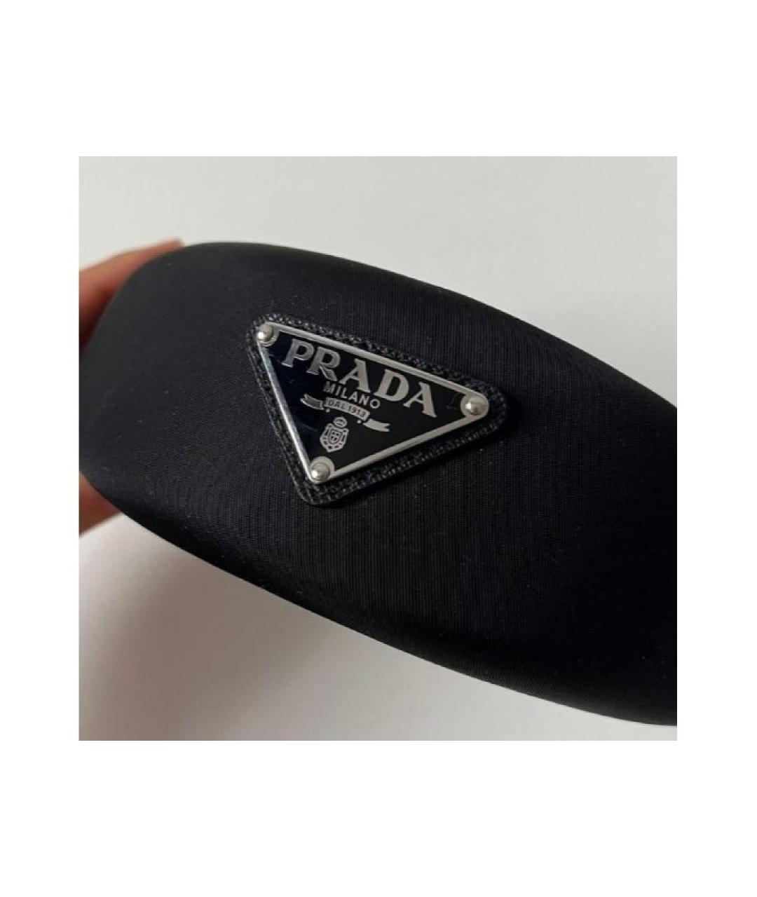 PRADA Черный ободок, фото 4