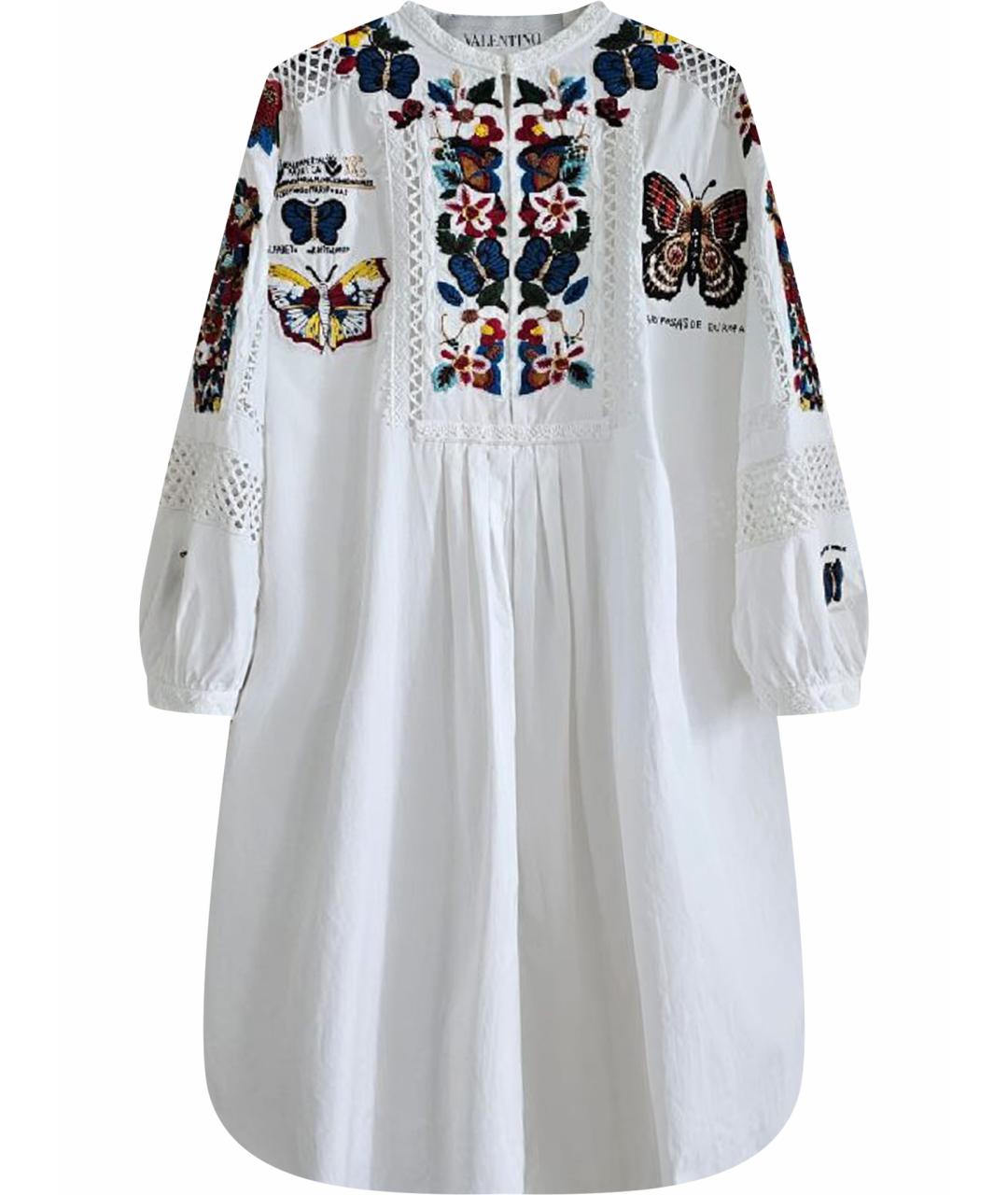 VALENTINO Белая хлопковая рубашка, фото 1