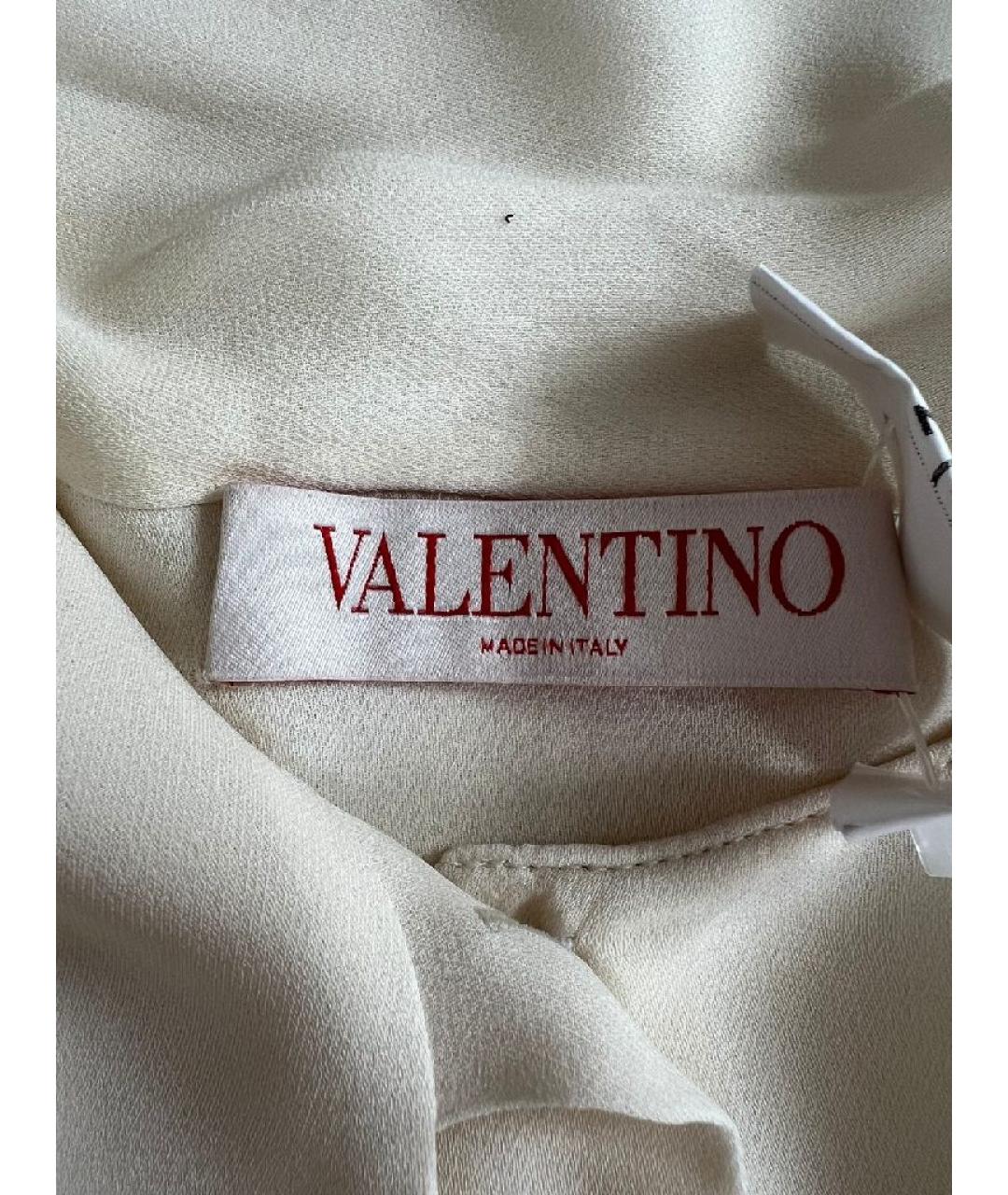 VALENTINO Белая шелковая рубашка, фото 3