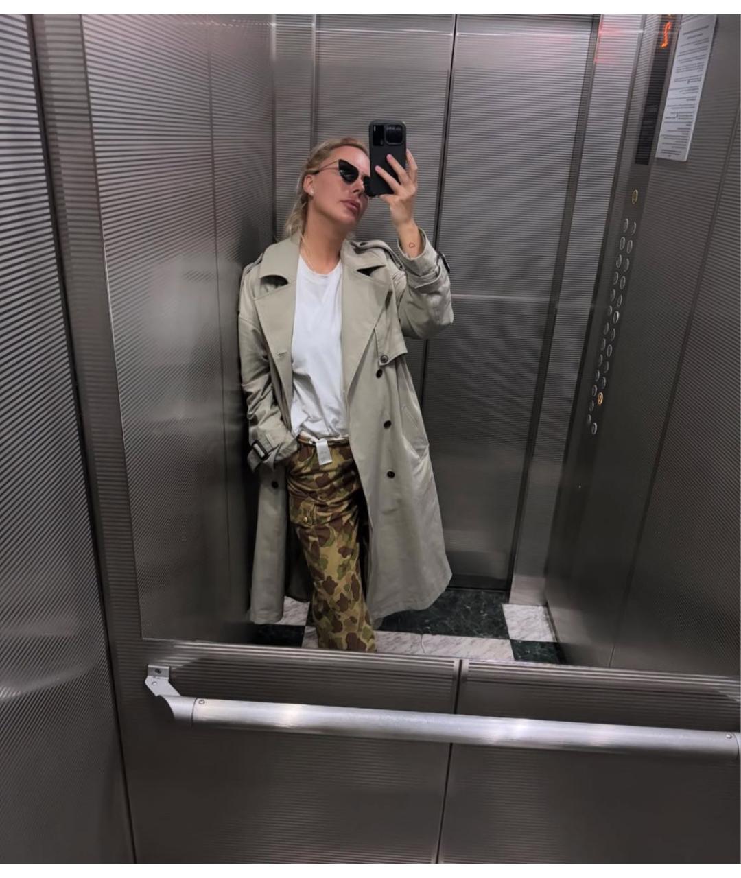 MAX MARA Зеленые металлические солнцезащитные очки, фото 6
