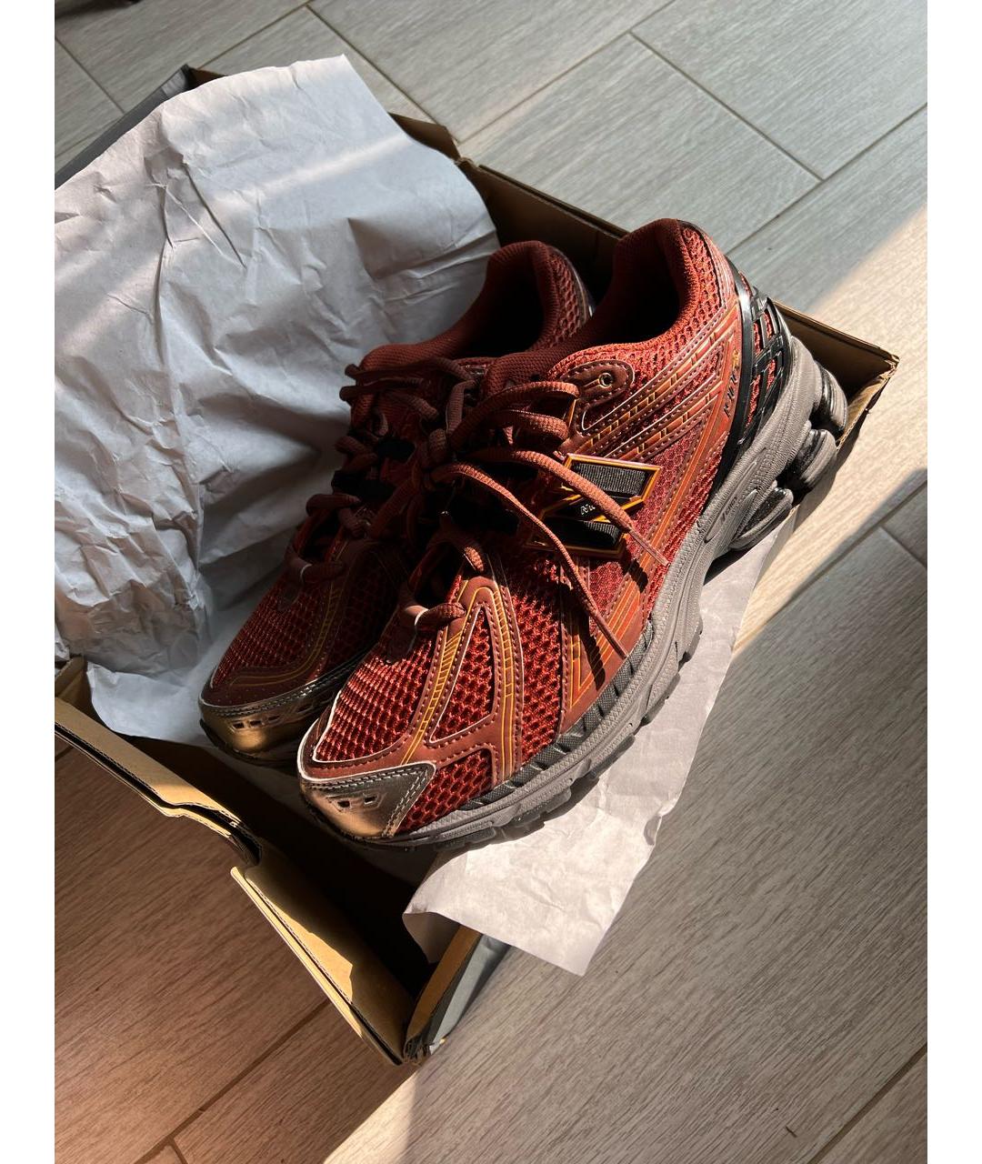 NEW BALANCE Бордовые низкие кроссовки / кеды, фото 5