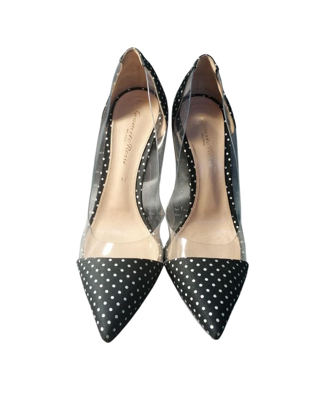 GIANVITO ROSSI Черные текстильные туфли, фото 2