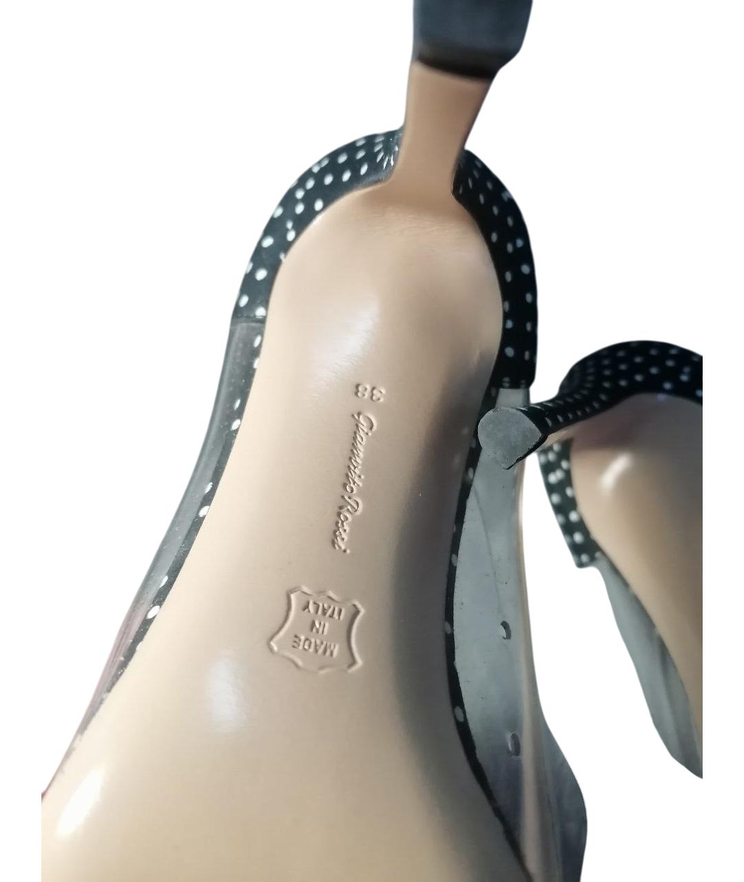 GIANVITO ROSSI Черные текстильные туфли, фото 6