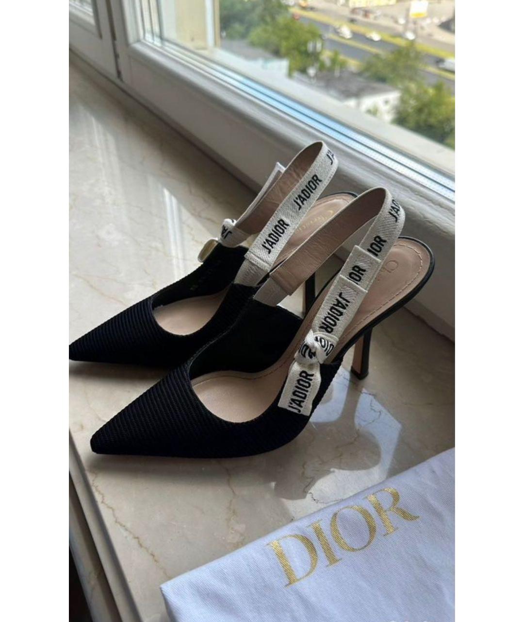 CHRISTIAN DIOR Черные туфли, фото 5
