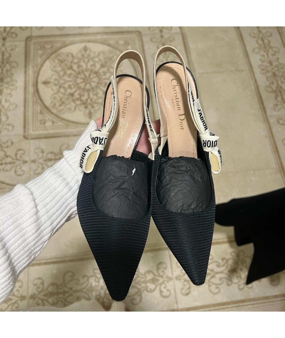 CHRISTIAN DIOR Черные туфли, фото 6